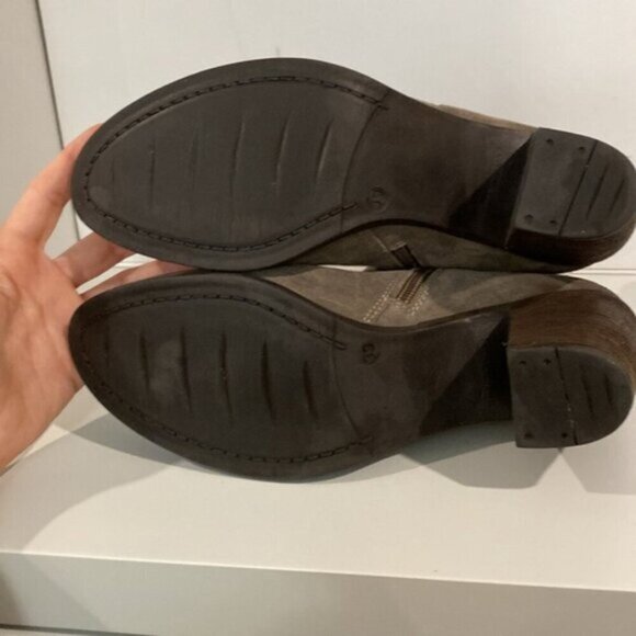 Browns Brown Suede Heeled Ankle Boots size 39 - Picture 8 of 12